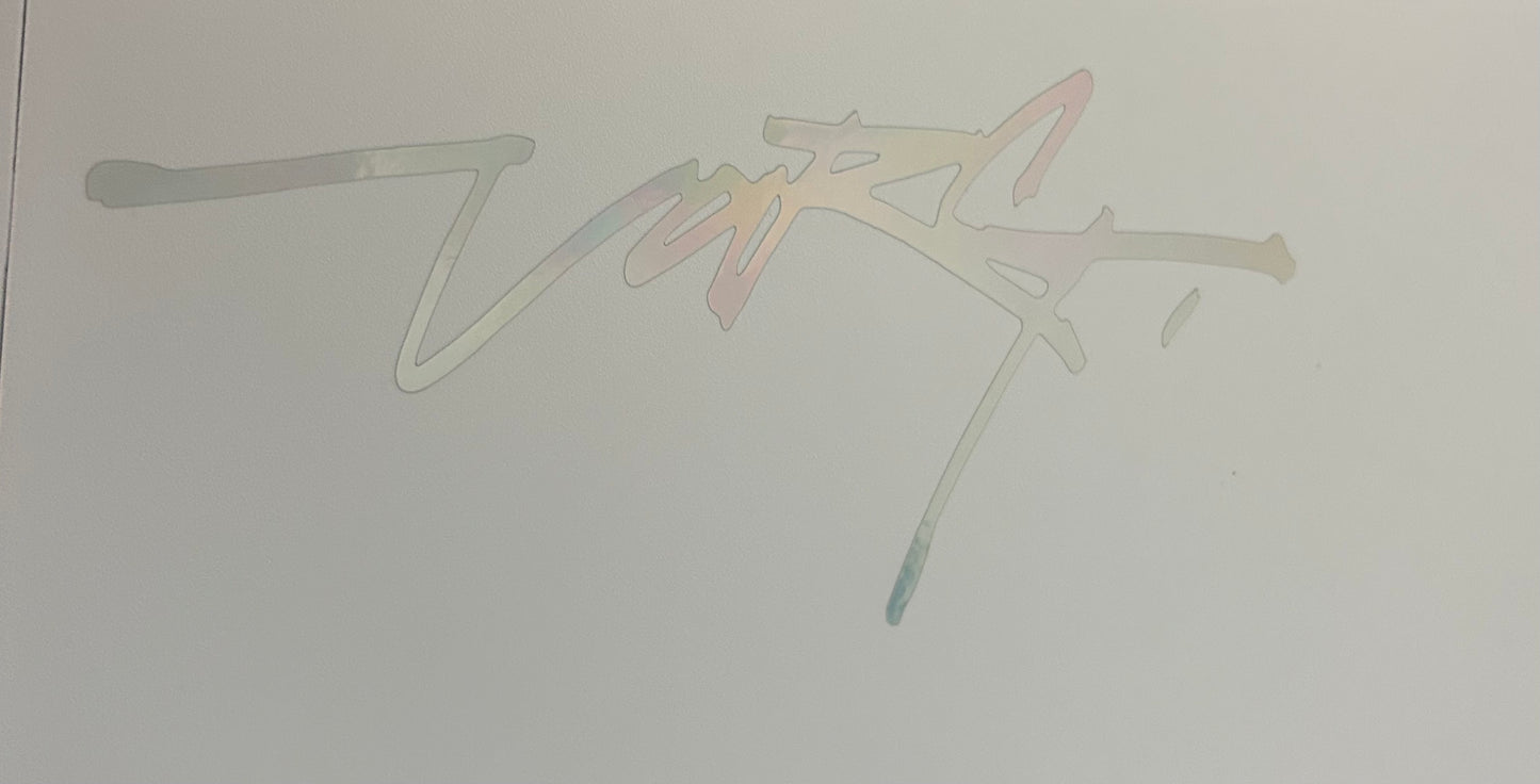 2 Pack Holographic Stark Stickers