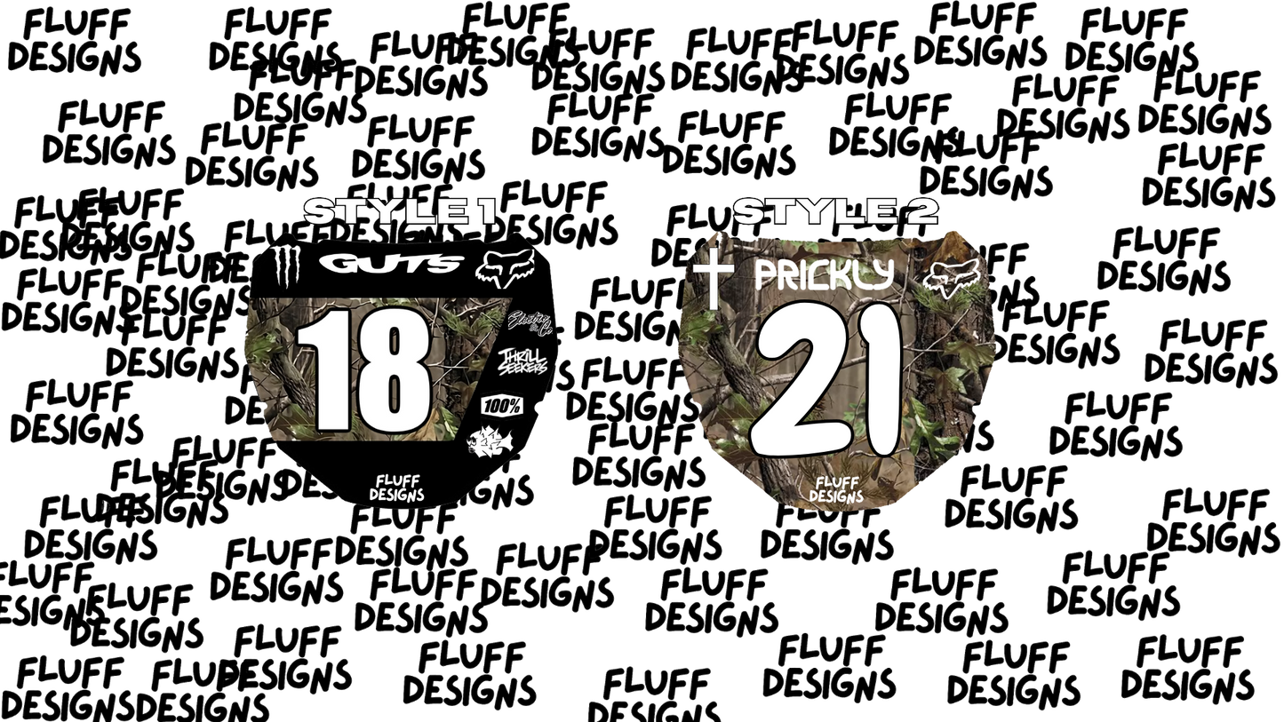Camo Series ODI Plate Graphic