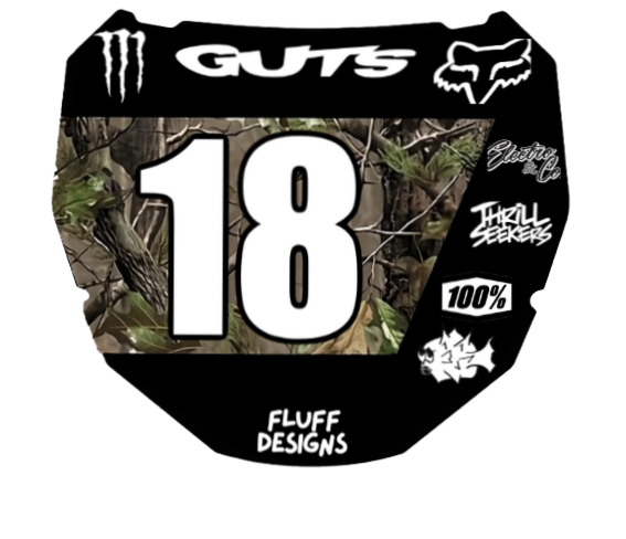Camo Series ODI Plate Graphic